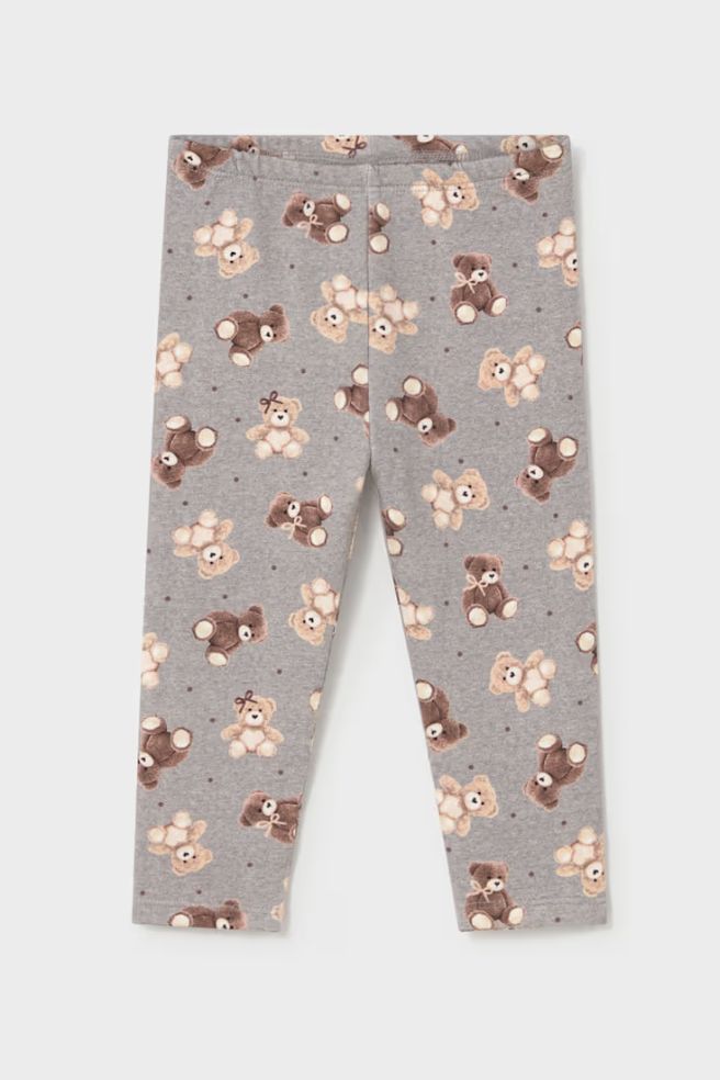 2779 Printed Fleece Leggings