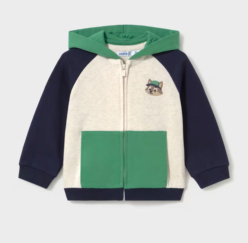 918 Green Puppy Plush Tracksuit Set
