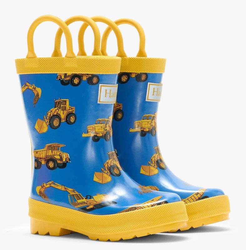 Construction Trucks Rain Boots