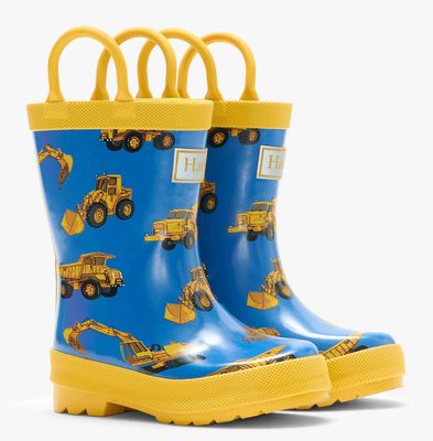 Construction Trucks Rain Boots