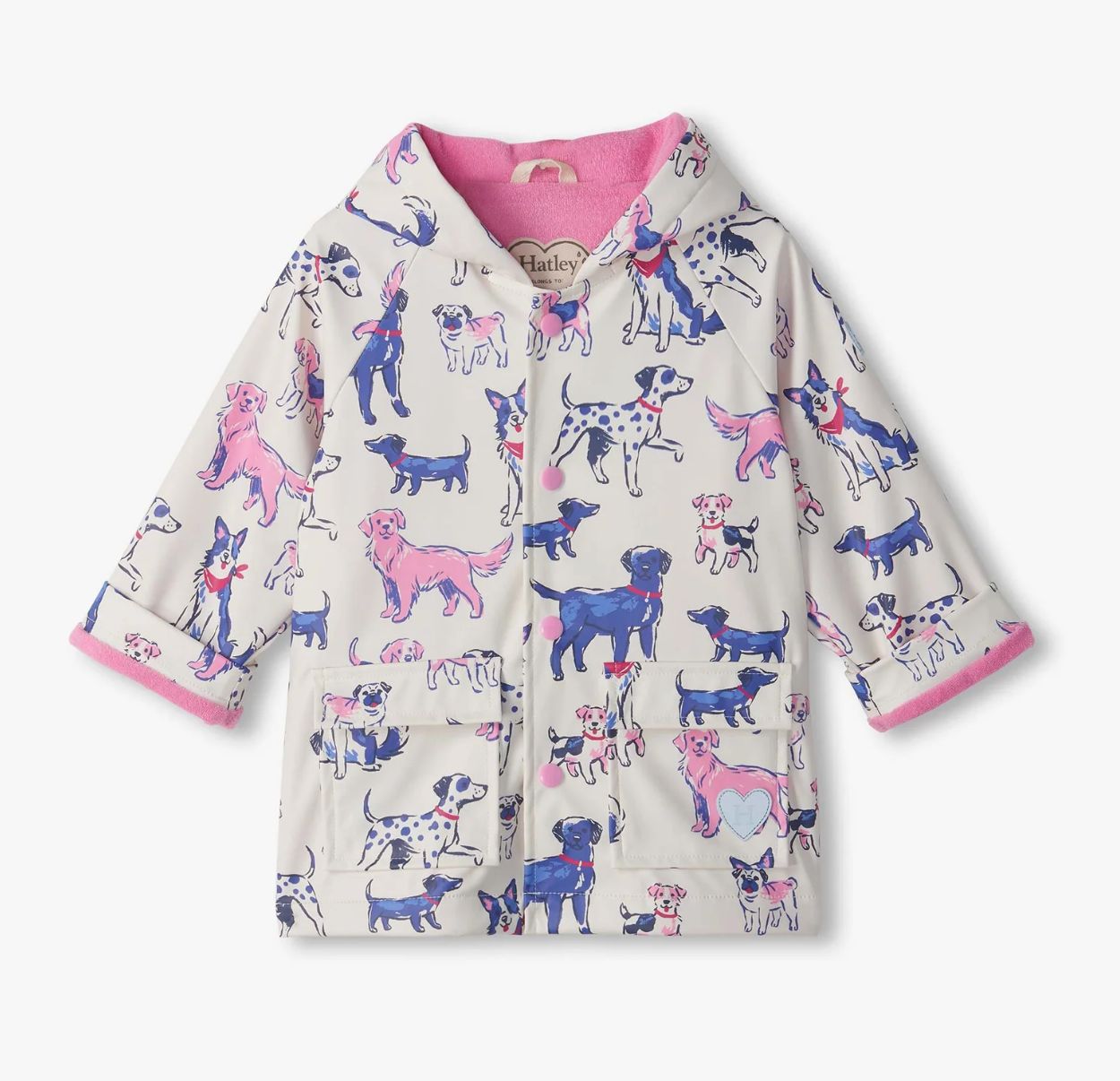 Little Pups Snap Rain Coat