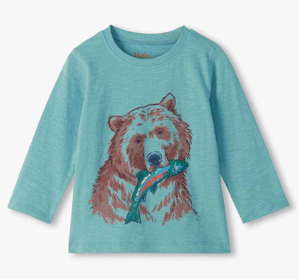 Grizzly Bear Crew Neck Tee