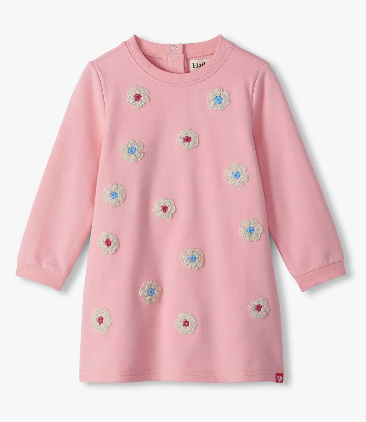 Orchid Pink Flower Teddy Bear Dress