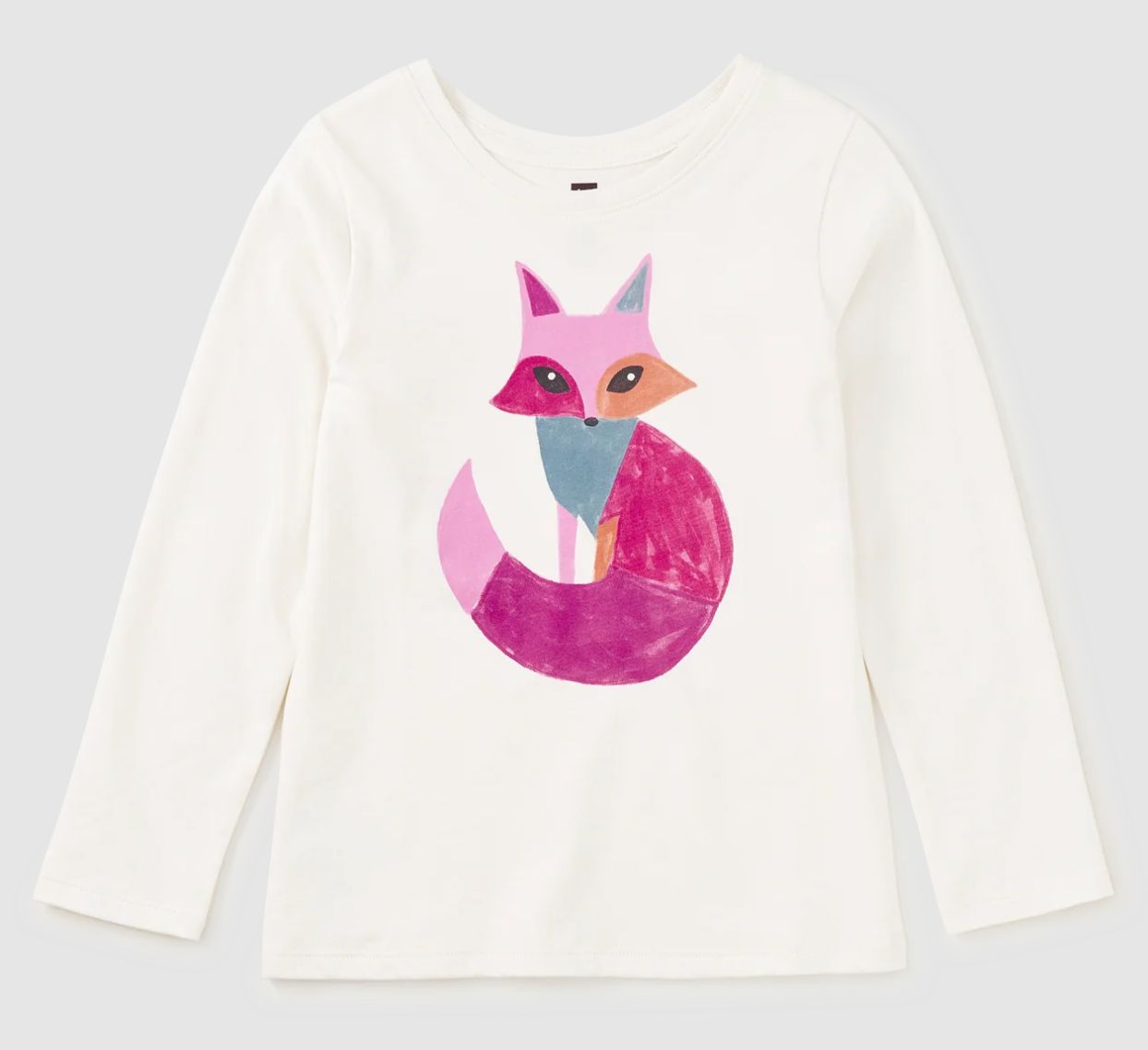 Colorblock Fox Graphic Tee