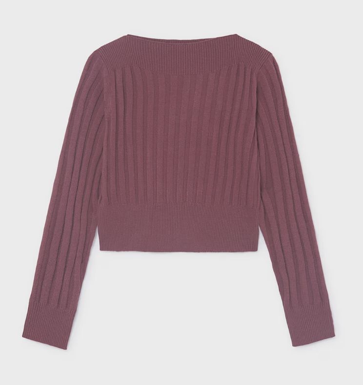 7066 Ribbed Top 75 Granate