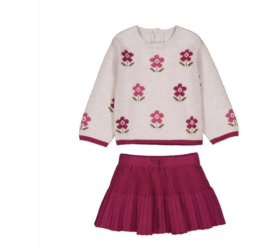 2952 Tricot Skirt Set