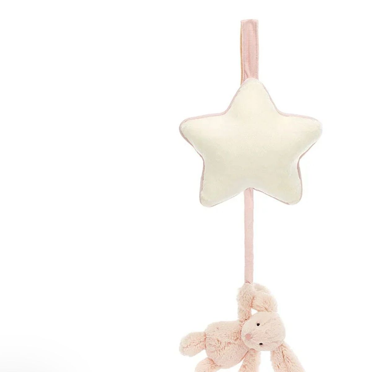 Bashful blush bunny musical pull
