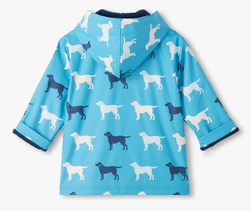 Dog Silhouette Colour Change Rain Coat