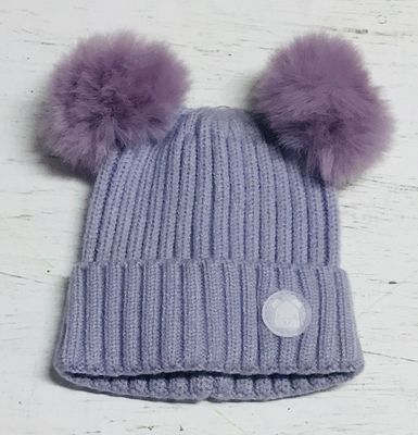 W2209 Newborn (0-9m) Pom Pom Hat