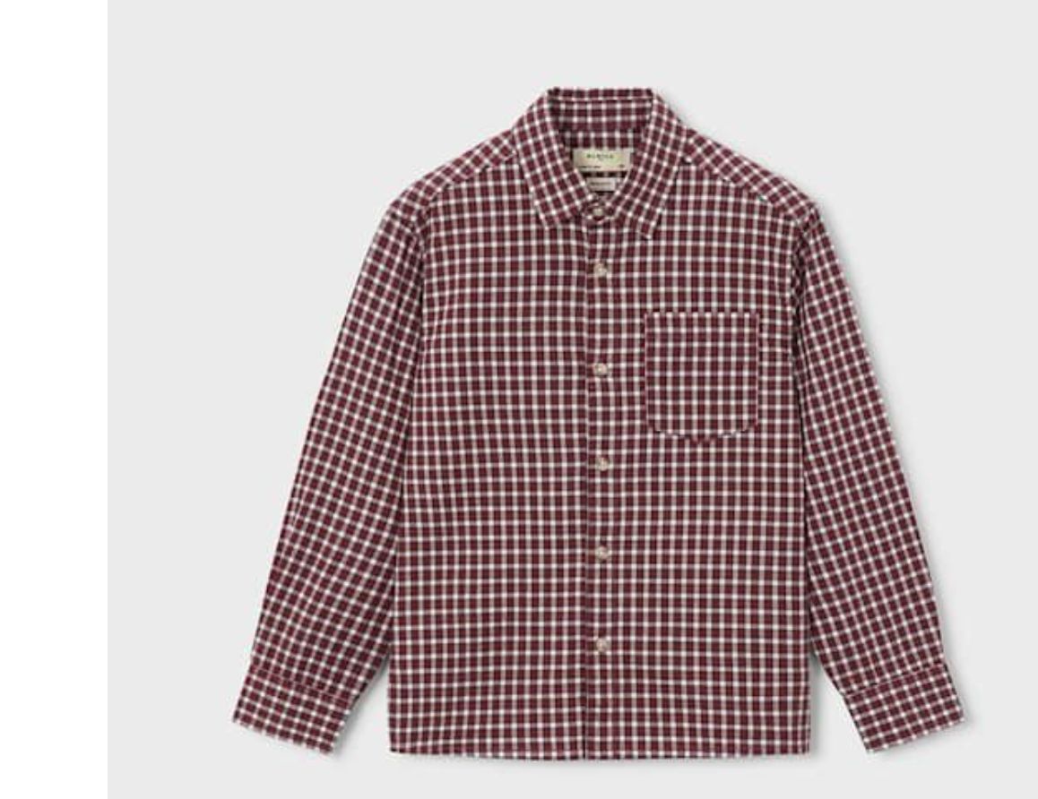 7117 L/S Checked Shirt