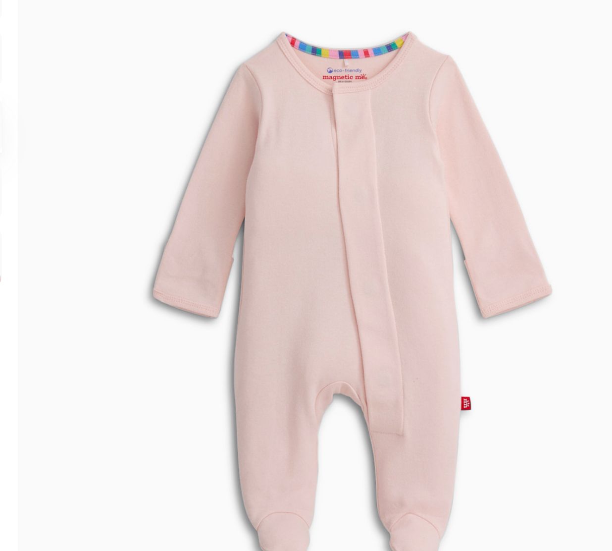 Magnetic Me Organic Cotton Pink Footie