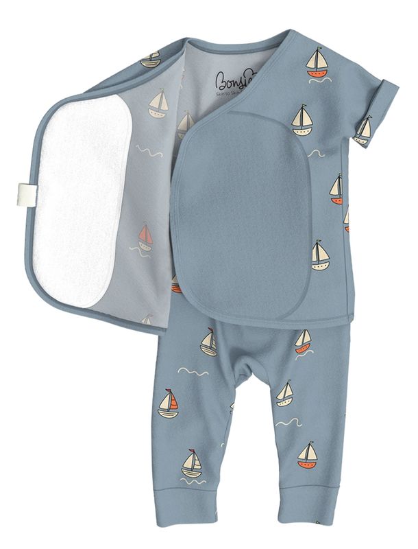 Bonsie Ahoy Baby Footless Shortsleeve