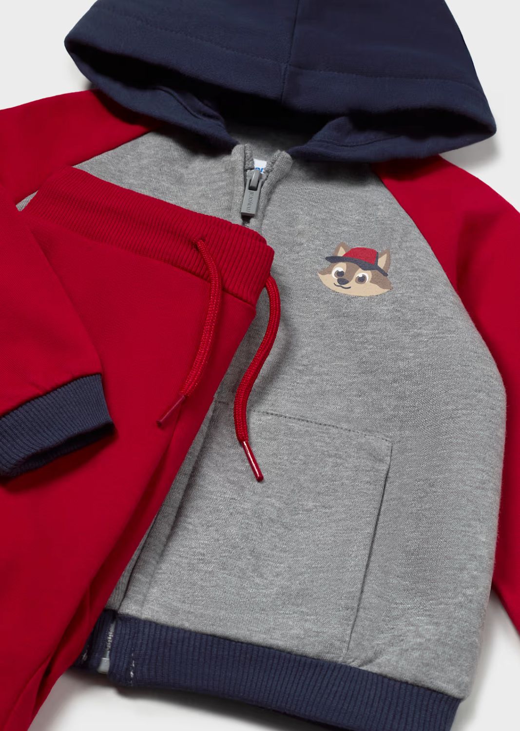 918 Red Puppy Plush Tracksuit Set