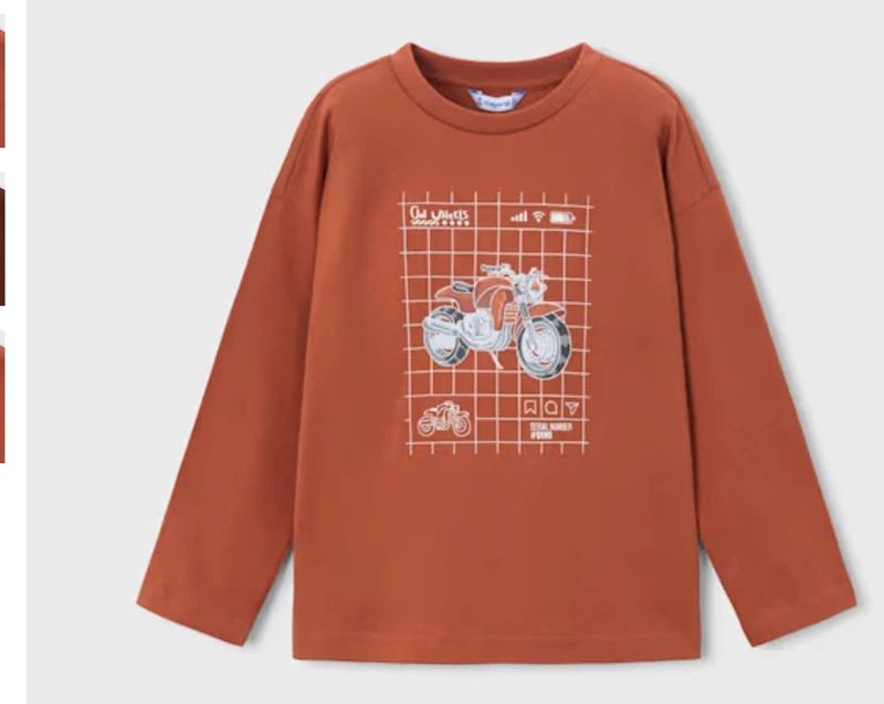 4013 Motorcycle Glow in the dark L/S tee