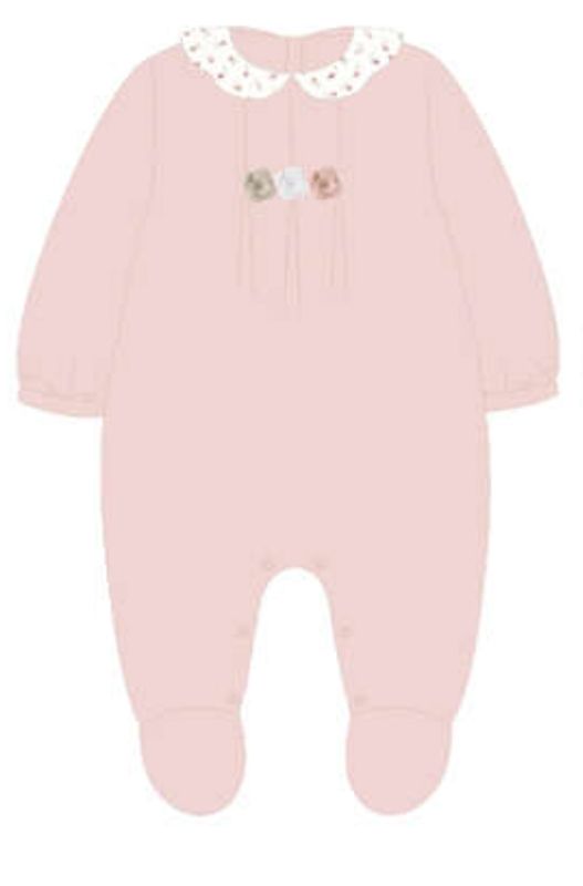 2752 Velour collared footie