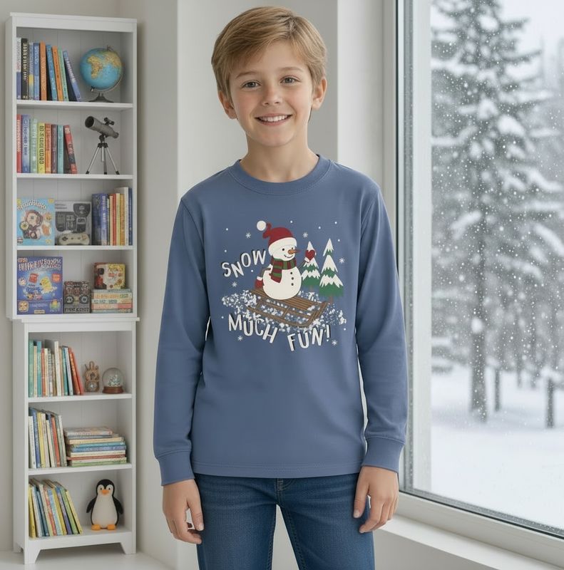Snow Much Fun l/s tee