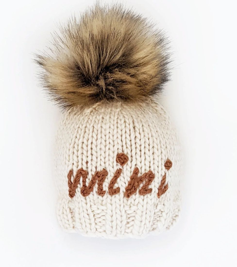 Huggalugs knit beanie hat