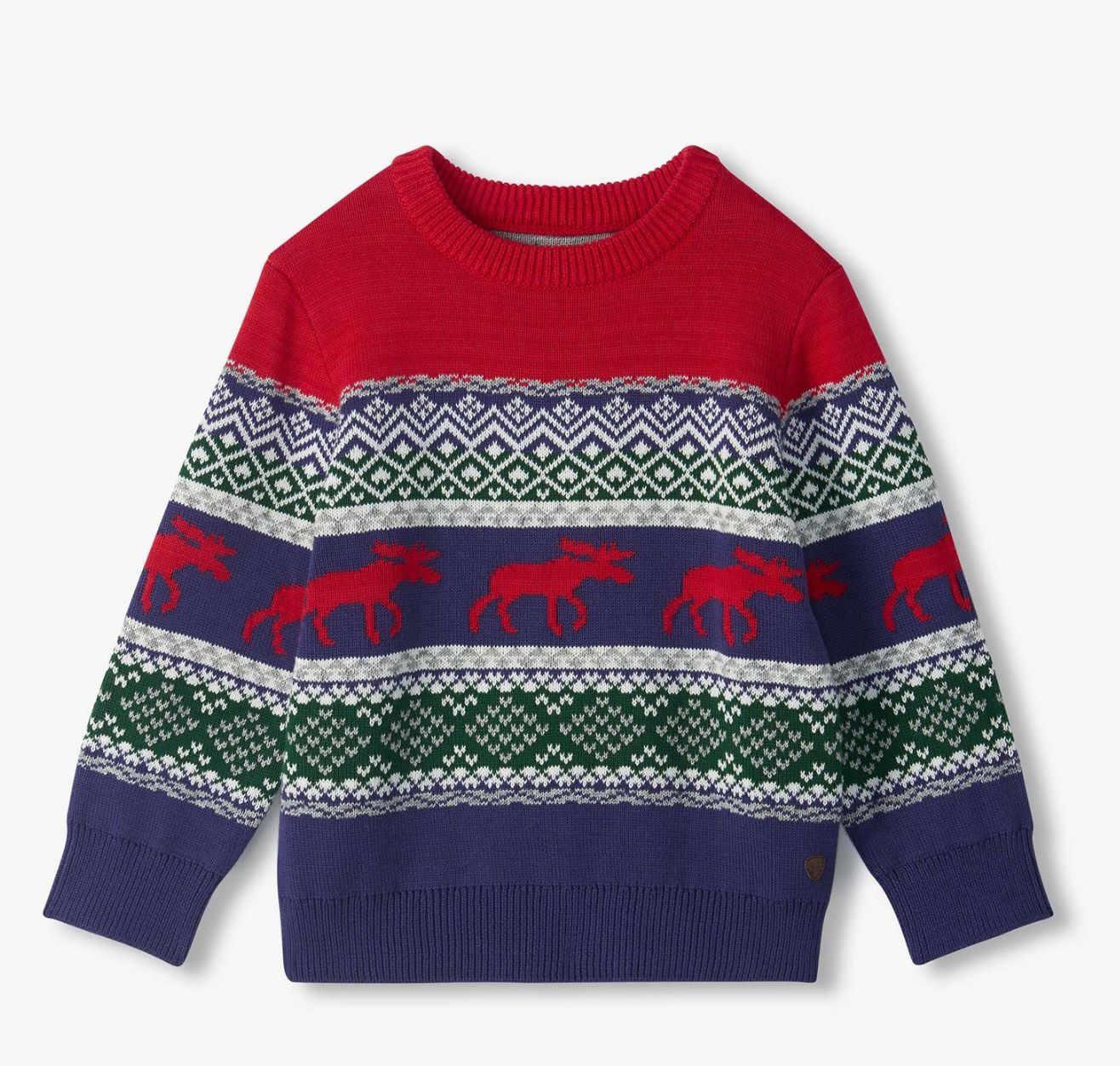 Holiday Fair Isle Crew Neck Sweater