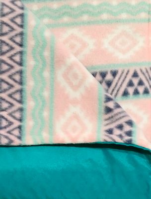 MROB Pink Aztec on Aqua