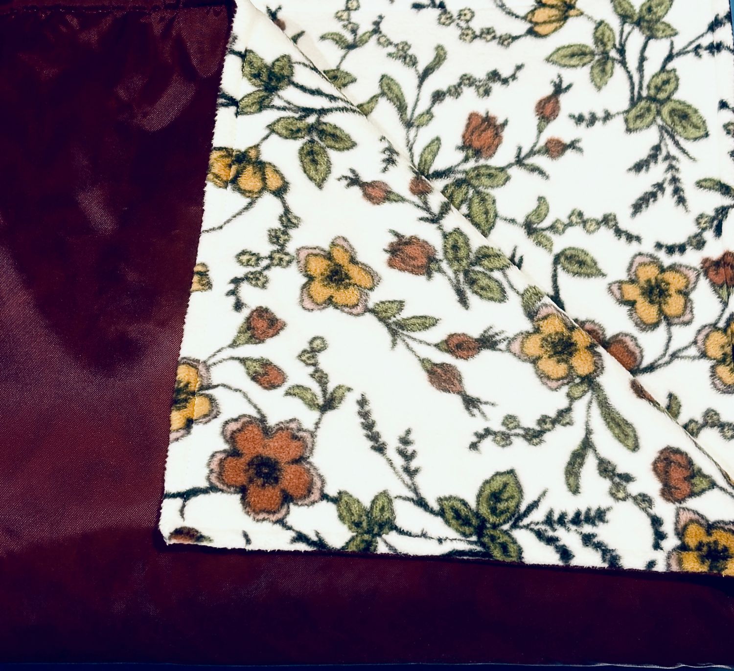 MROB Burgundy/ Vines and Floral Family