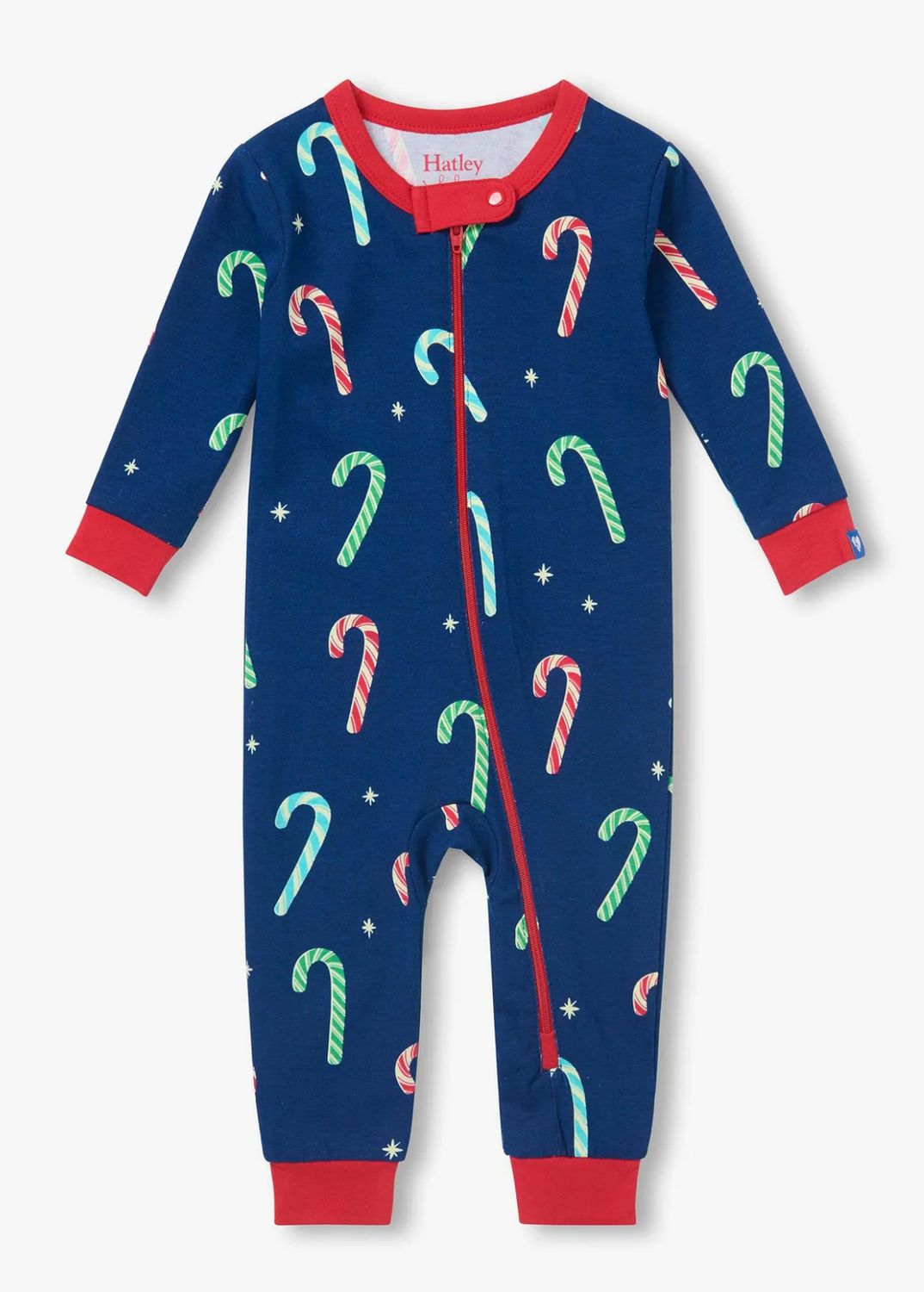 Glow in the Dark Hatley Candy Cane Coverall