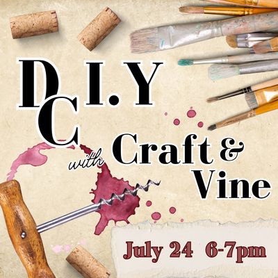 Craft &amp; Vine Wine Bottle Tiki Torch- July 24