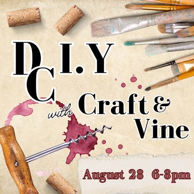 Craft and Vine Light-up Painted Fall Wine Bottle- August 28