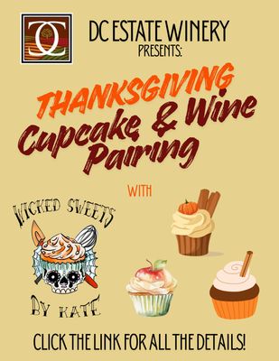 Wine &amp; Cupcake Flight