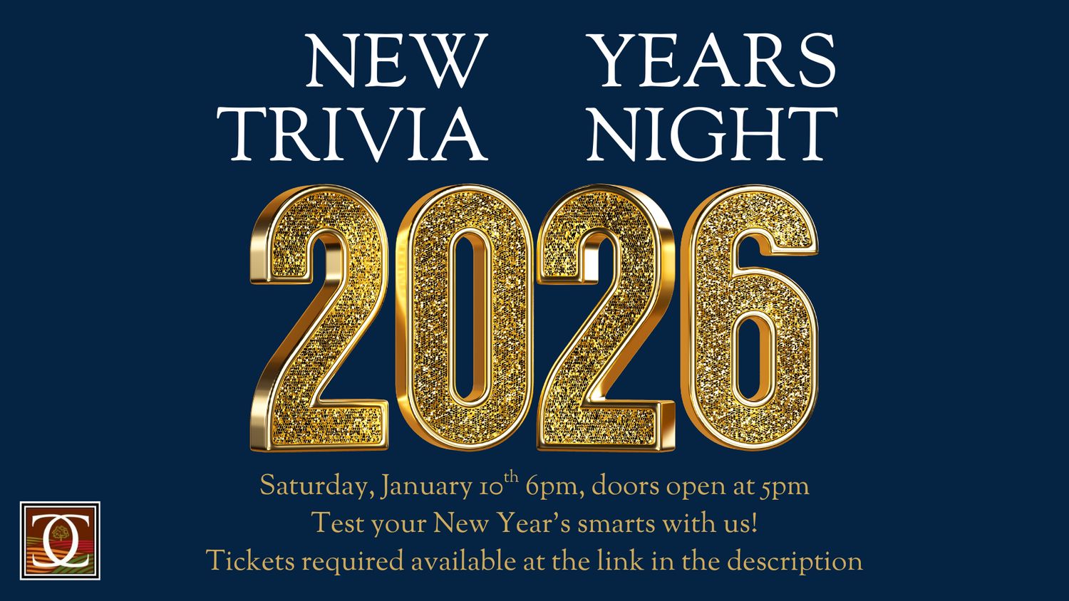 New Year's Trivia Night 6-8pm