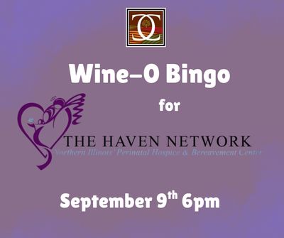 Wine-O Bingo for The Haven Network September 8th, 6-8pm