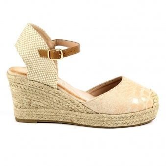Lunar - Craster Espadrille - Beige JLY198, Size: 4