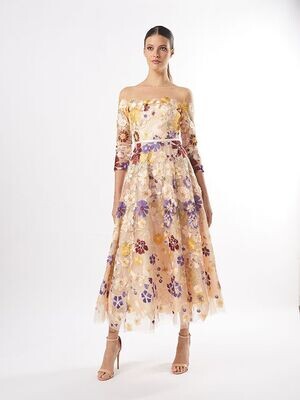 Carla Ruiz - 3D Floral Dress - 50603