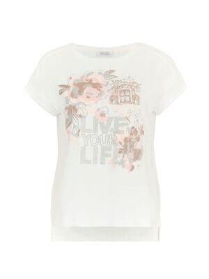Dolcezza - T-Shirt - Pink/White - 24141