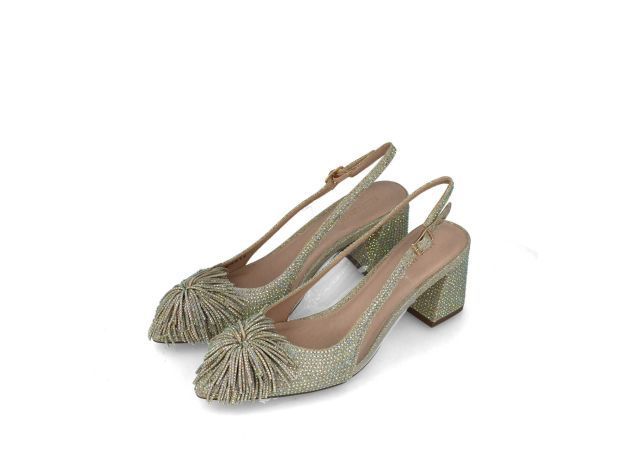 Menbur - Shoe & Bag set - Gold -24411