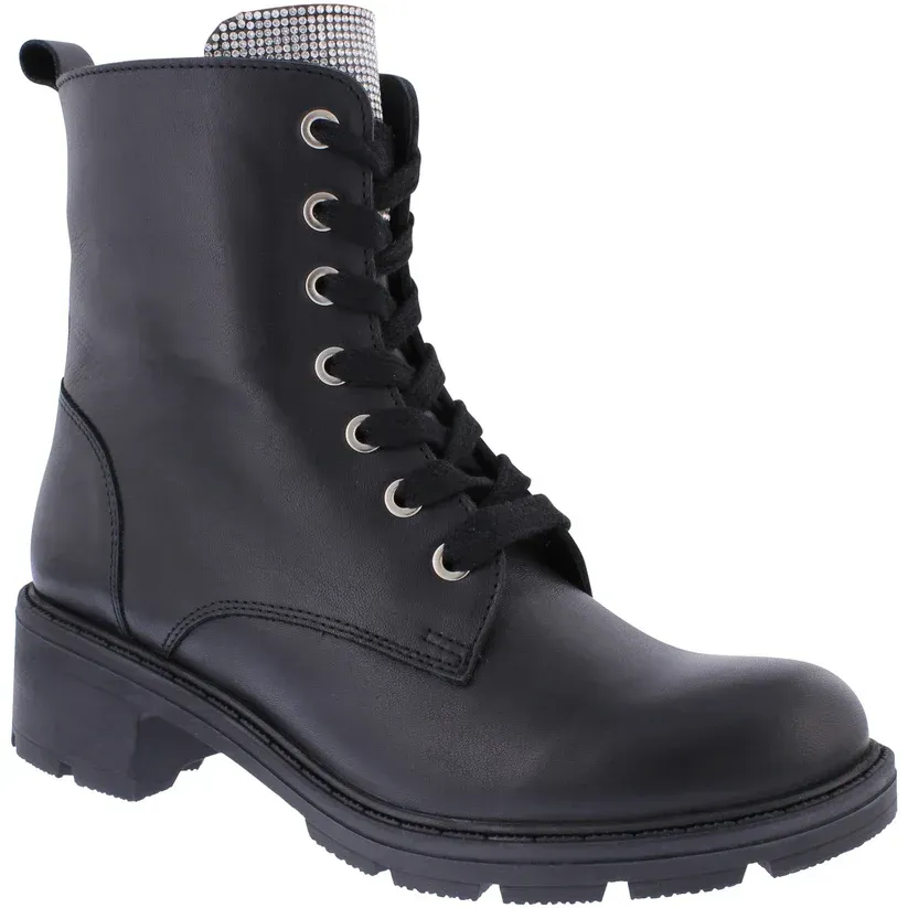 Adesso - Liza - Leather Boots - Black, Size: UK3