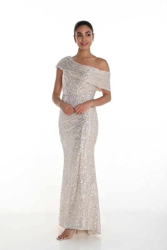 Frank Lyman Champagne dress 258738U