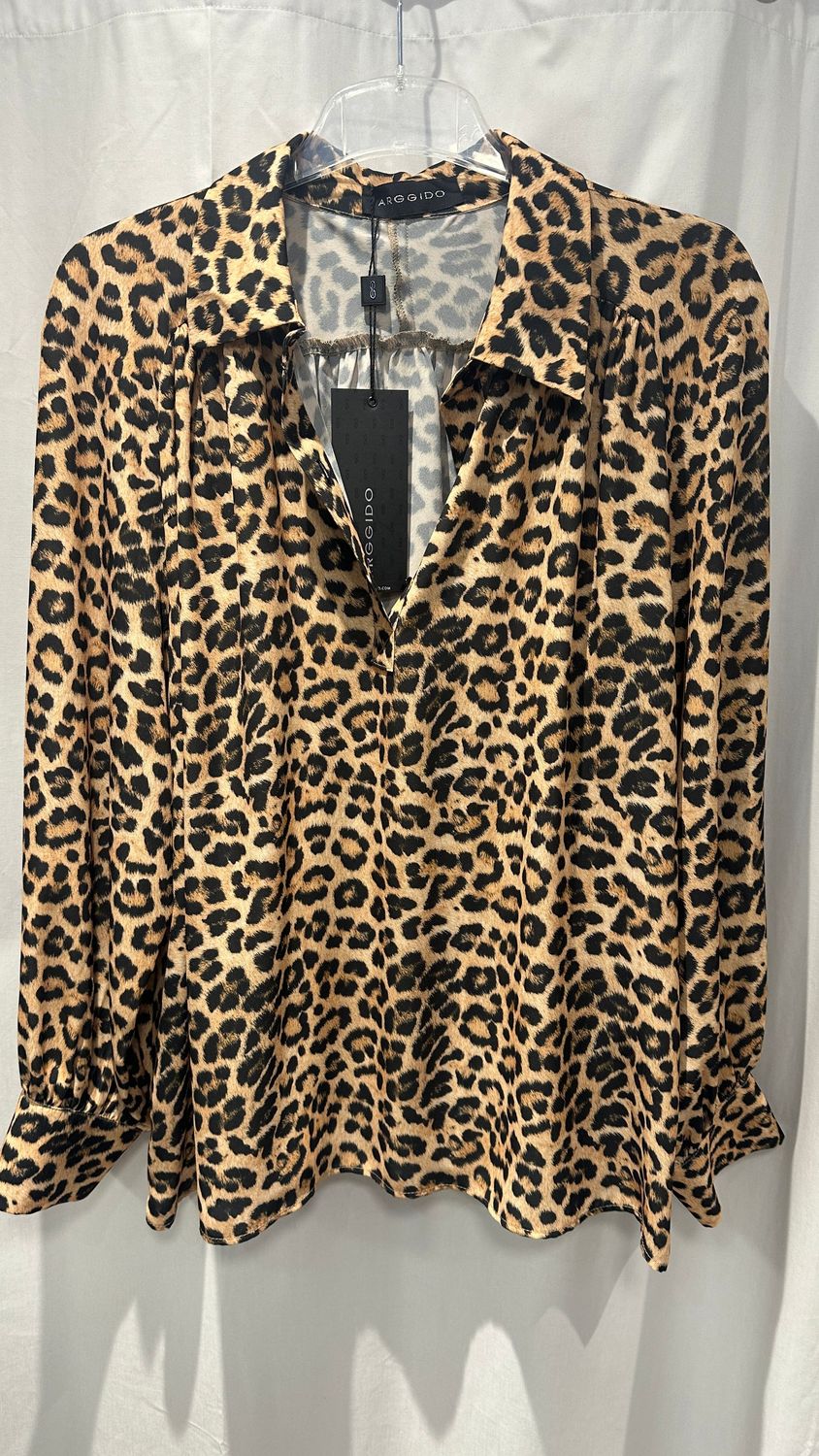 Arggido animal print blouse 48005