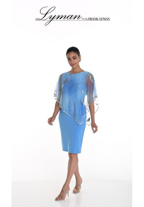 Frank Lyman - Chiffon Over-Lay Dress - 258208