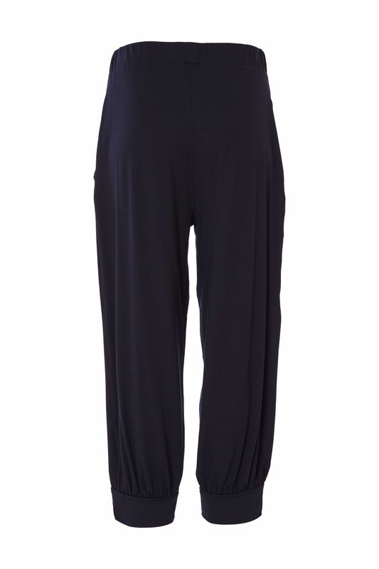 ORA - Black Jersey - Cuffed Pants - ORS25112 ORA - Black Jersey - Cuffed Pants - ORS25112