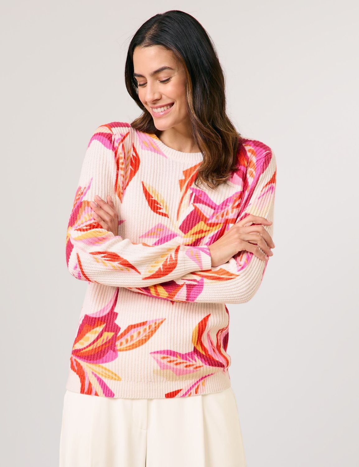 Gerry Weber - Floral - Ribbed Knit