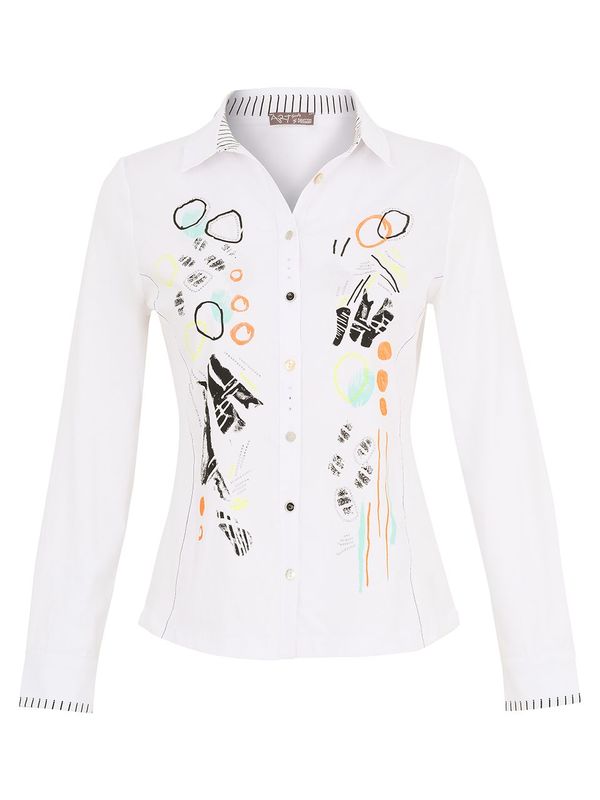 Dolcezza - Art "Sylvie Cloutier" - Print Blouse - 25604