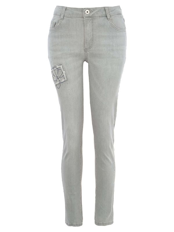 Dolcezza - Sylive Cloutier - Slim Fit Stone Wash Jeans - 25306