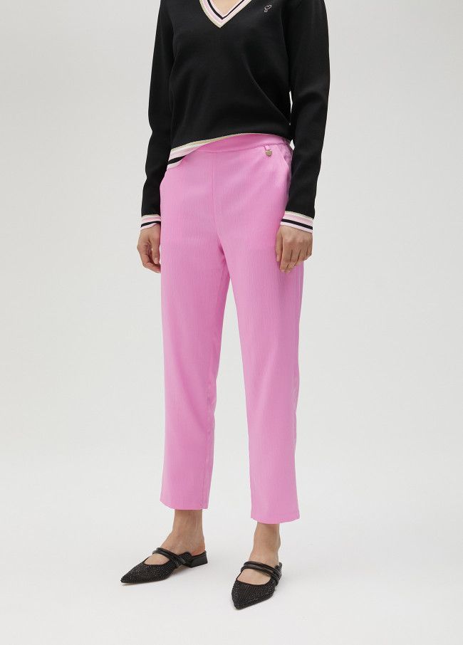 Lola Casademunt - Pink Suit Trouser - LS2514006