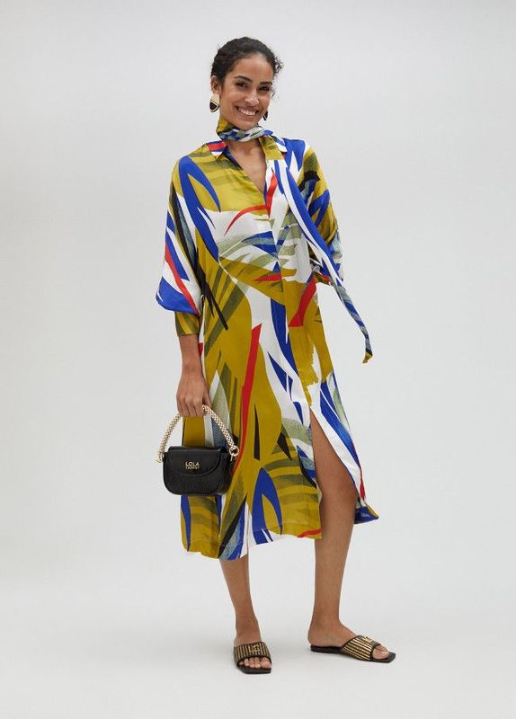 Lola Casademunt - Tropical Print Shirt Dress - LS2516025