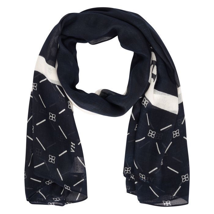 HV Society - Scarf - Navy/White - HVSYmke