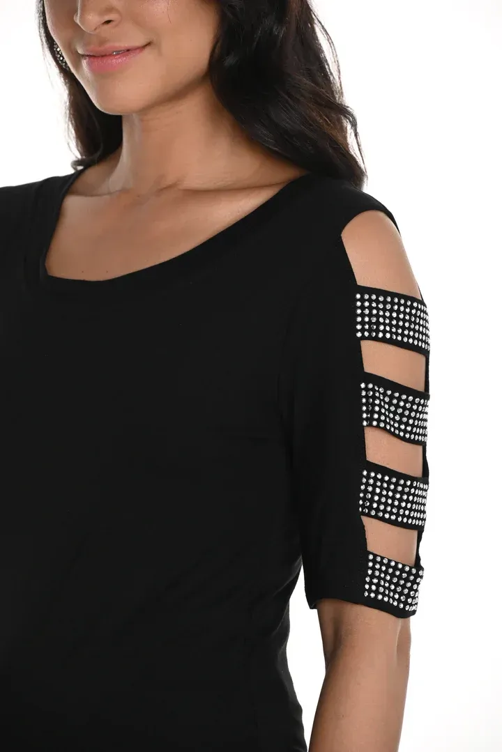 Frank Lyman - Sparkle Top - Black - 256710U