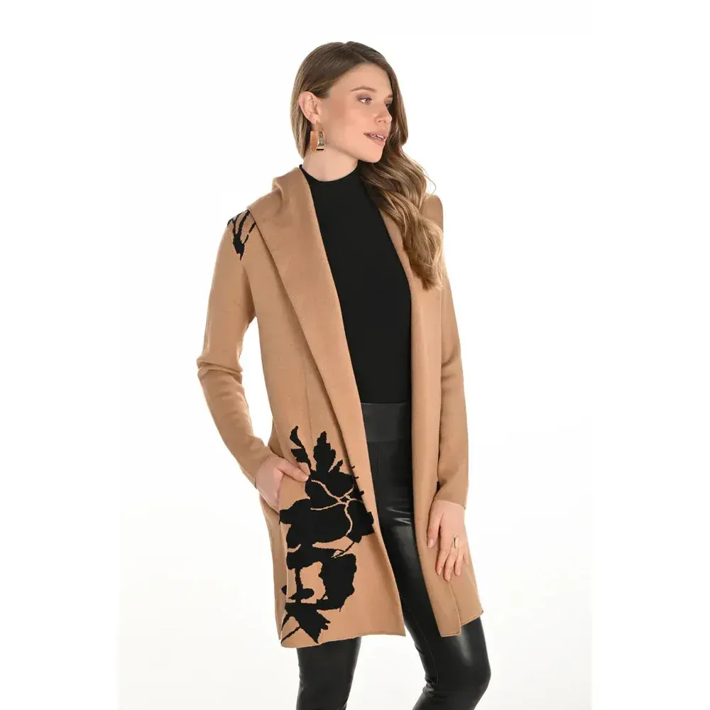Frank Lyman - Coatigan - 253804 - Tan & Black