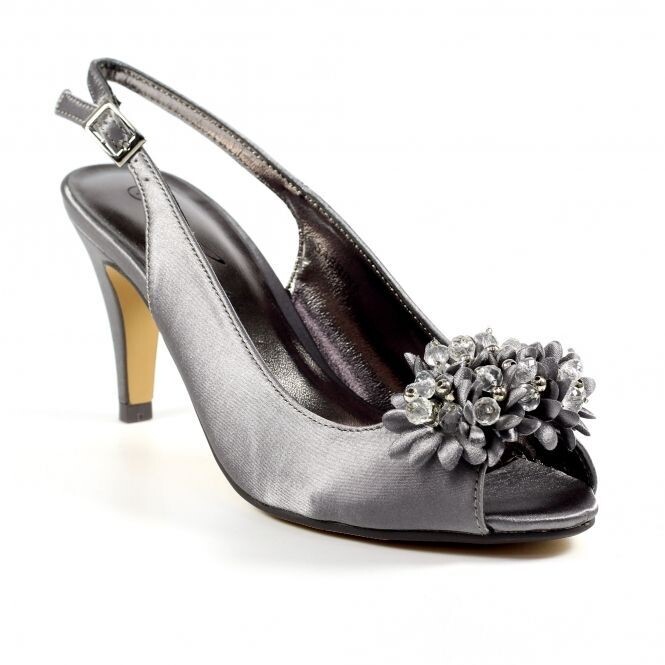 Lunar Sabrina Shoe & bag set - Dark Grey, Size: 3