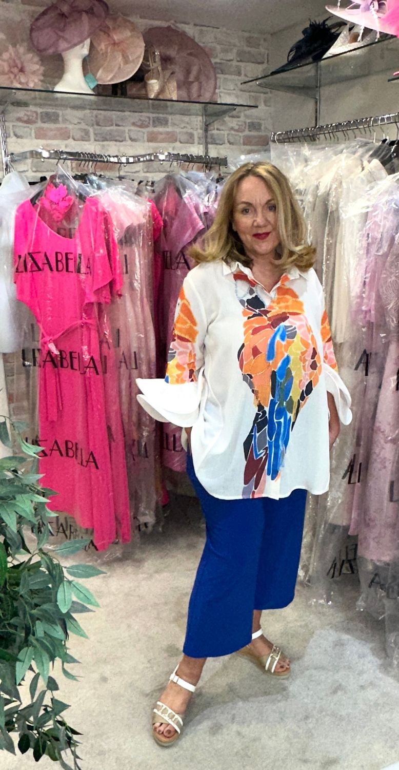 UCHUU Parrot blouse CS25-619 UCHUU Parrot blouse CS25-619