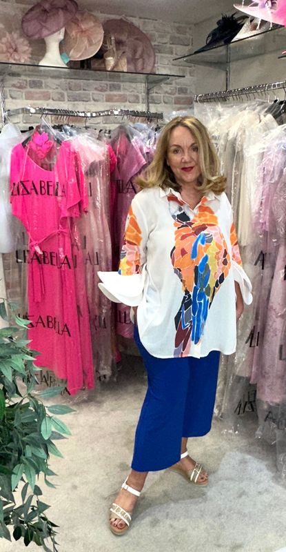 UCHUU Parrot blouse CS25-619